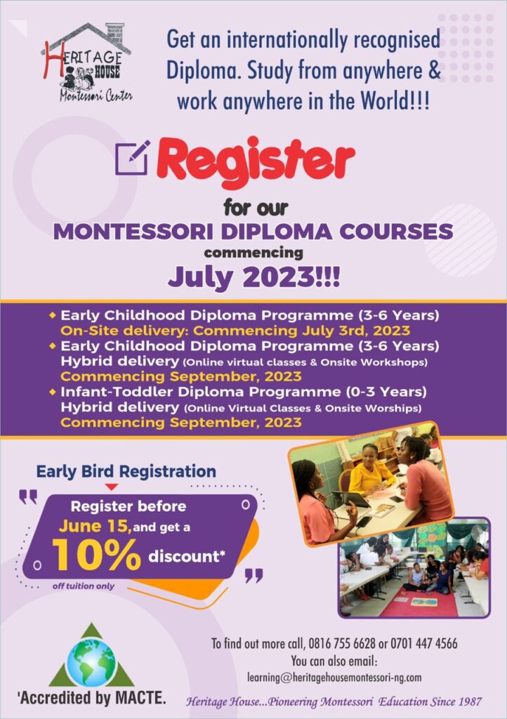 HHMC Montessori diploma training